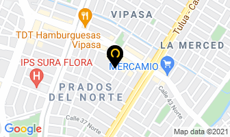 Mapa de Alberto Cortes Ingenieros en Cali