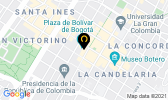 Mapa de Alberto Pinzón en Bogotá D.C