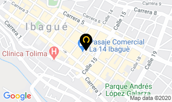 Mapa de Alberto VO5 en Ibagué