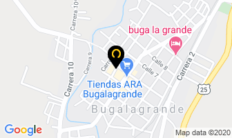 Mapa de Alcaldía Municipal en Bugalagrande