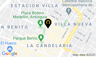 Mapa de Alcatop en Medellín