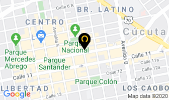 Mapa de Alcibíades García S.a. en Cúcuta