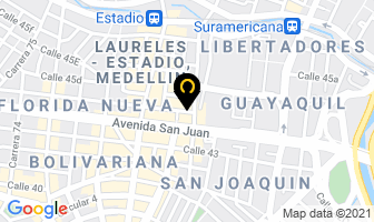 Mapa de Alcom Ltda. en Medellín