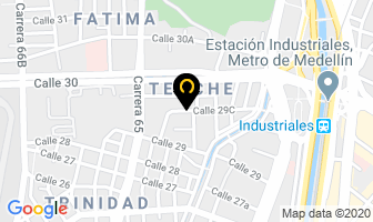 Mapa de Alcor Iluminación en Medellín
