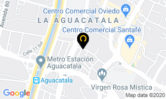 Mapa de Alcuadrado en Medellín