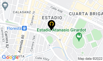 Mapa de Aldental S.a en Medellín