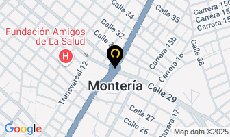 Mapa de Alean Olivero Rosemberg en Montería