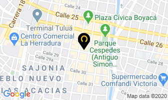 Mapa de Alegría G. Moisés en Tulua