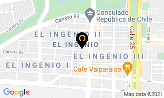 Mapa de Alegría Moncada Ingeniería Ltda. en Cali