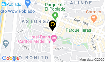 Mapa de Alejandro Angel Gemólogo en Medellín