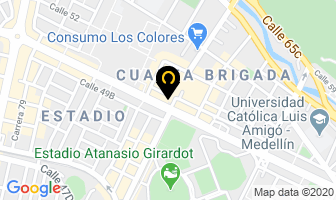 Mapa de Alex Chip en Medellín