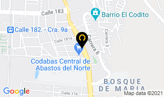 Mapa de Alfa 2 Ltda. en Bogotá D.C