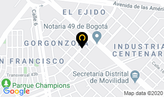 Mapa de Alfa Print S.a. en Bogotá D.C