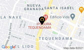 Mapa de Alfa Trío en San Calixto