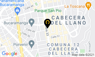 Mapa de Alfavision en Bucaramanga