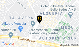 Mapa de Alfil Publicidad en Bogotá D.C