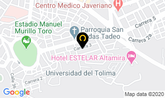 Mapa de Alfonso Cruz en Ibagué