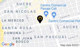 Mapa de Alfredo Toro Hurrea en Cali
