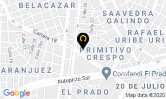 Mapa de Aliados Ltda en Cali