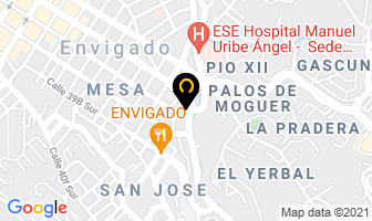 Mapa de Alianza Administrativa Ltda. en Medellín