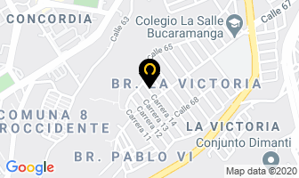 Mapa de Alianza Grúa en Bucaramanga