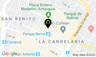 Mapa de Alianza Tours en Medellín