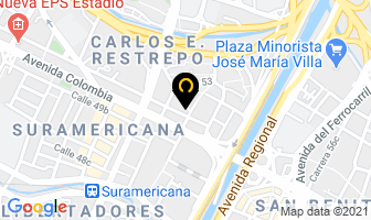 Mapa de Alianza Traducciones en Medellín