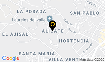 Mapa de Alicate en Itaguí