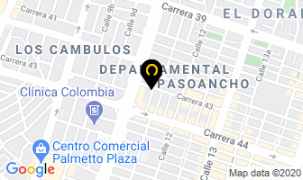 Mapa de Alimentacion Empresarial en Cali