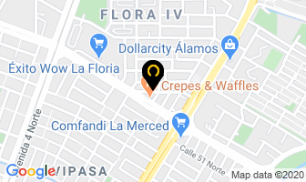 Mapa de Alimentación Especial Ltda. en Cali