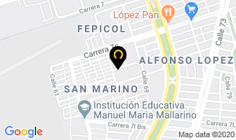 Mapa de Alimentos Angelita Ltda en Cali