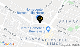 Mapa de Alimentos José A. Ltda. en Barranquilla