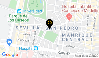 Mapa de Alineaciones El Triunfo en Medellín