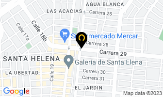 Mapa de Aliños La 29 en Cali