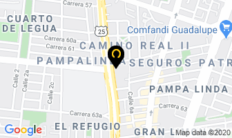 Mapa de Alisadora Organic´s en Cali