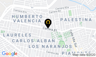 Mapa de ALJ CARGO DE COLOMBIA LTDA en Bogotá D.C