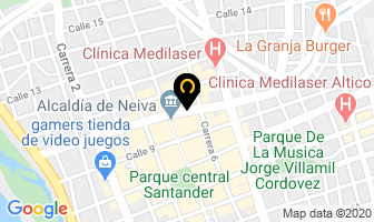 Mapa de All Computers en Neiva