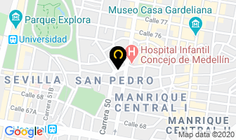 Mapa de All Pitzh Ltda en Medellín