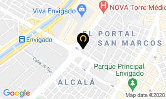Mapa de Allegro Estética en Envigado