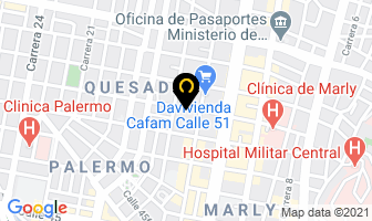 Mapa de Allegro Producciones en Bogotá D.C