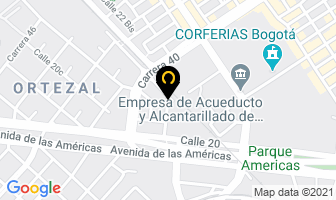 Mapa de Alma Tractor Ltda en Bogotá D.C