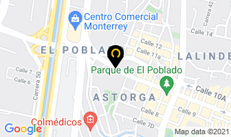 Mapa de Almacén Aliado en Medellín