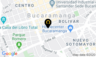 Mapa de Almacen Alumcristal en Bucaramanga