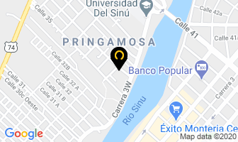 Mapa de Almacén América en Montería