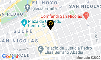 Mapa de Almacén American Keys Barragán en Cali