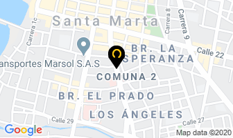 Mapa de Almacén Amortilujos en Santa Marta