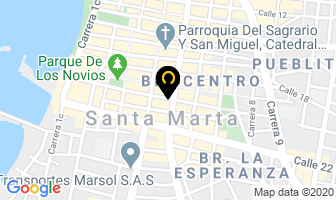 Mapa de Almacen Ana Sofia en Santa Marta