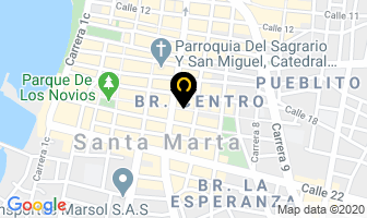 Mapa de Almacén Arte Frances en Santa Marta