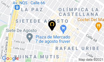 Mapa de Almacén Auto Chevrolet en Bogotá D.C