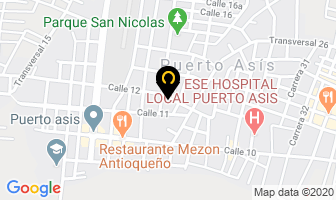 Mapa de Almacen Autorepuestos en Puerto Asís